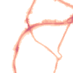 Night-time road noise heatmap for CH41 2TA