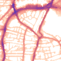 Daytime road noise heatmap for CH41 2TQ