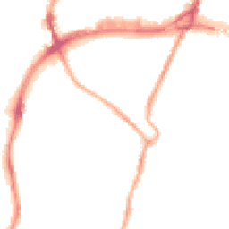 Night-time road noise heatmap for CH41 2TQ