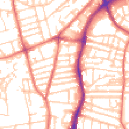 Daytime road noise heatmap for CH41 2UG