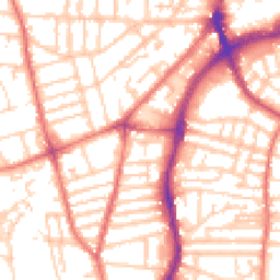 Daytime road noise heatmap for CH41 2UP