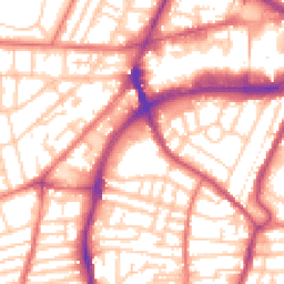 Daytime road noise heatmap for CH41 2XF