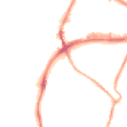 Night-time road noise heatmap for CH41 2XF