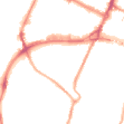 Night-time road noise heatmap for CH41 2ZB
