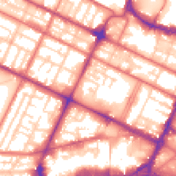 Daytime road noise heatmap for CH41 3HT