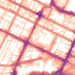 Daytime road noise heatmap for CH41 3HU