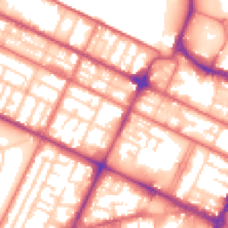 Daytime road noise heatmap for CH41 3LH