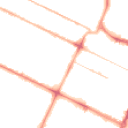 Night-time road noise heatmap for CH41 3LH