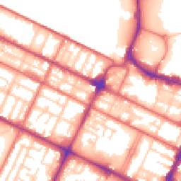 Daytime road noise heatmap for CH41 3PB