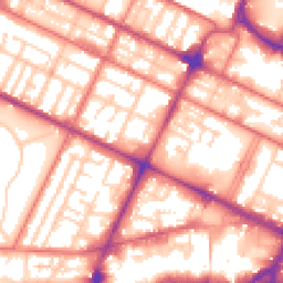 Daytime road noise heatmap for CH41 3RG