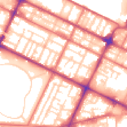 Daytime road noise heatmap for CH41 3RL