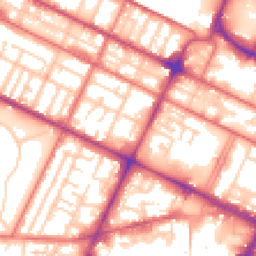 Daytime road noise heatmap for CH41 3RQ