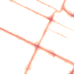 Night-time road noise heatmap for CH41 3RQ