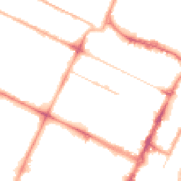 Night-time road noise heatmap for CH41 3RT