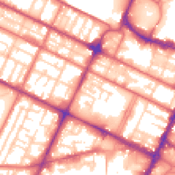 Daytime road noise heatmap for CH41 3RY