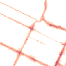Night-time road noise heatmap for CH41 3SG