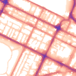 Daytime road noise heatmap for CH41 3SL