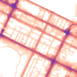 Daytime road noise heatmap for CH41 3SR