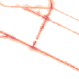 Night-time road noise heatmap for CH41 4AD