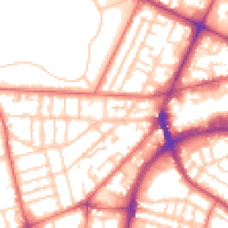 Daytime road noise heatmap for CH41 4DP