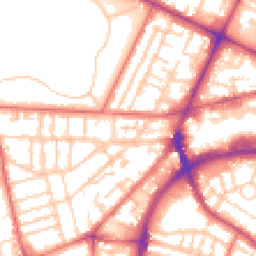 Daytime road noise heatmap for CH41 4DR