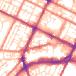 Daytime road noise heatmap for CH41 4FG