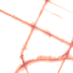 Night-time road noise heatmap for CH41 4FG