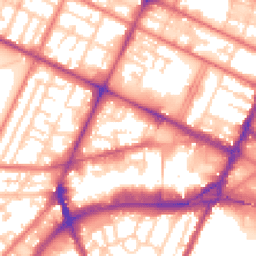 Daytime road noise heatmap for CH41 4FH