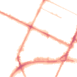 Night-time road noise heatmap for CH41 4FH