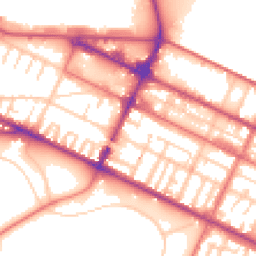 Daytime road noise heatmap for CH41 4JJ