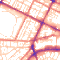 Daytime road noise heatmap for CH41 4LX