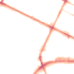 Night-time road noise heatmap for CH41 4LX