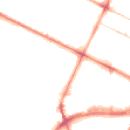 Night-time road noise heatmap for CH41 4PG