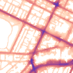 Daytime road noise heatmap for CH41 4PJ