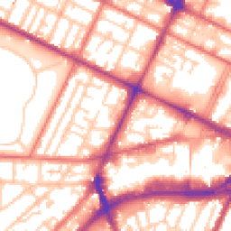 Daytime road noise heatmap for CH41 4PQ