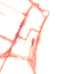 Night-time road noise heatmap for CH41 5DL