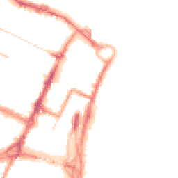 Night-time road noise heatmap for CH41 5EB