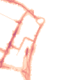 Night-time road noise heatmap for CH41 5ES