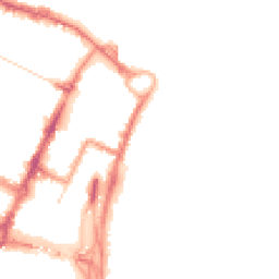 Night-time road noise heatmap for CH41 5ET