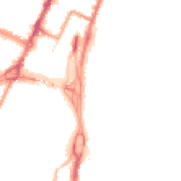 Night-time road noise heatmap for CH41 5FQ