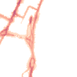 Night-time road noise heatmap for CH41 5JU