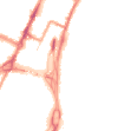 Night-time road noise heatmap for CH41 5JW