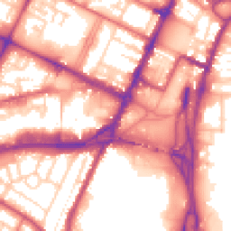 Daytime road noise heatmap for CH41 6AG