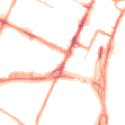Night-time road noise heatmap for CH41 6AG