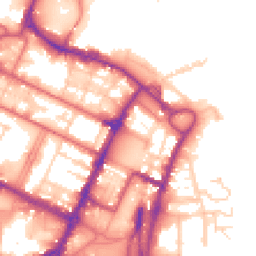 Daytime road noise heatmap for CH41 6AX