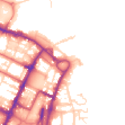Daytime road noise heatmap for CH41 6DJ