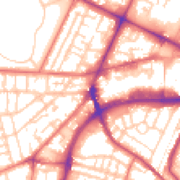 Daytime road noise heatmap for CH41 6EJ