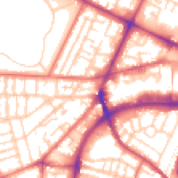 Daytime road noise heatmap for CH41 6EL