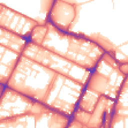 Daytime road noise heatmap for CH41 6LH