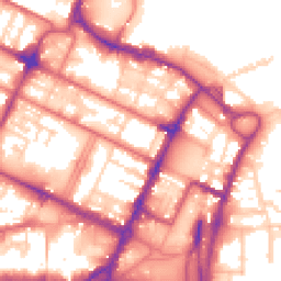 Daytime road noise heatmap for CH41 6SE